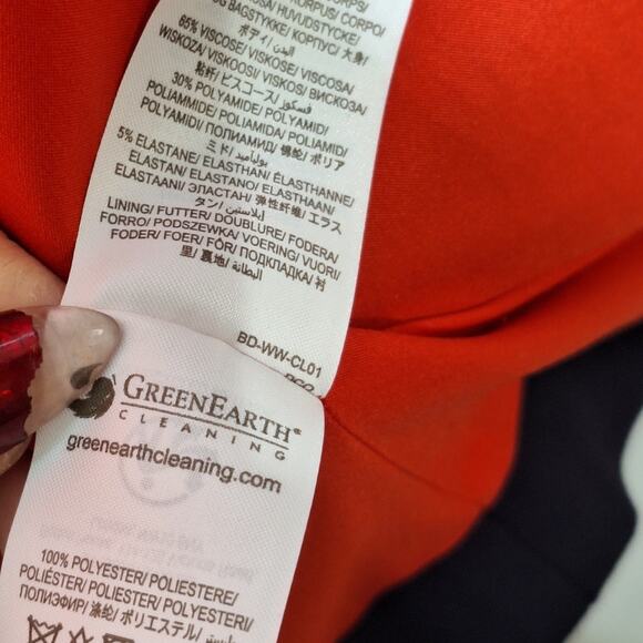 Boden Smyth Blazer Jacket US 12R UK 16R Navy Ponte Stretch Jersey Career Preppy - Picture 10 of 13